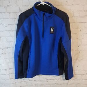 Men's Spyder zip-up sweater, size small
